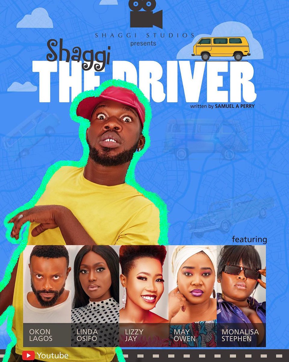 BRODAshaggiNG's tweet photo. Are you ready for TONIGHT? 🎥 😍 😎 💃🏿
🚌  SHAGGI  the  DRIVER 🚌 
12 AM on my Youtube Channel (OFFICIAL BRODASHAGGI ) 
Produced by @shaggistudios 
Written by Samuel A Perry
Featuring: @okonlagos @iamlizzyjay @officialmayowen
🎬• 🎥: @botstudioz

#ShaggiStudios #ShaggiTheDriver https://t.co/CEXcC9aL0w