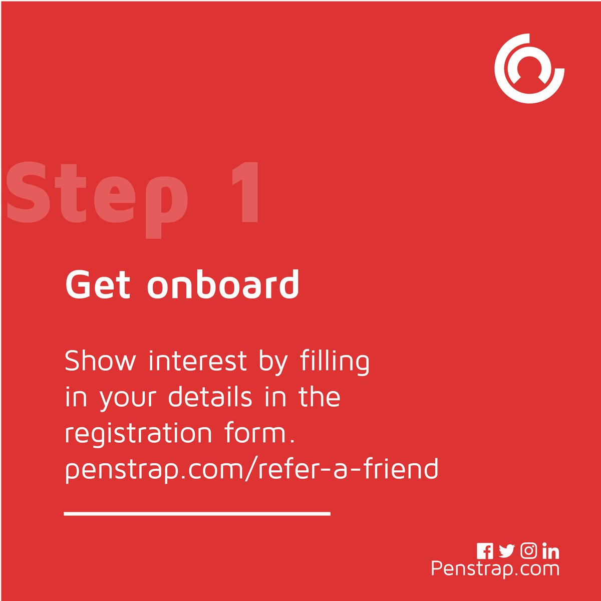 Penstrap's tweet photo. We are excited to bring to you our Refer-a-Friend program with which you can make up to 10000 naira when you refer a client to us.

Register here https://t.co/GtYKHghyOT https://t.co/L7TTiUAgEe