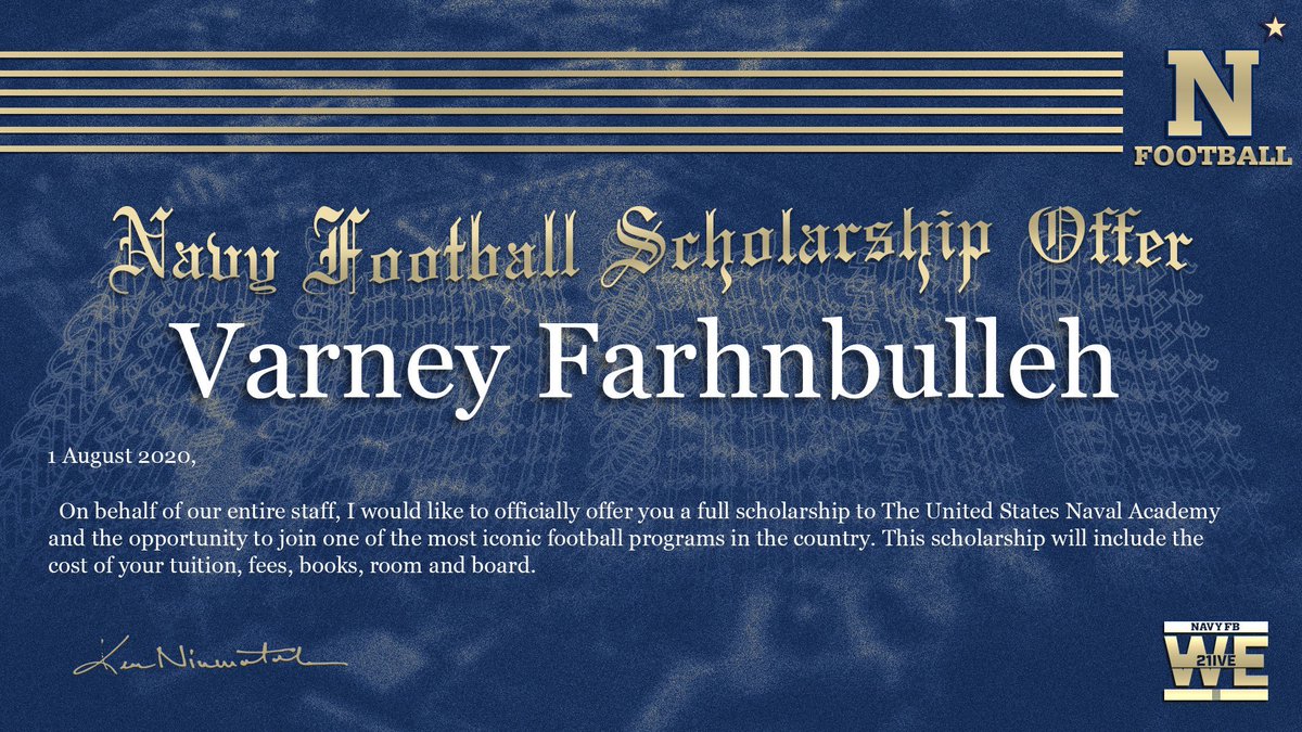 VFarhnbullah's tweet photo. Words cannot describe how grateful I am to be in this position. I thank you Jesus for your mercy and favor over my life!!🙏🏿🙇🏿‍♂️@coachdowning1 @NavyFB @CoachIvinJasper @NAVYCoachKen https://t.co/k4PdqdHPFP