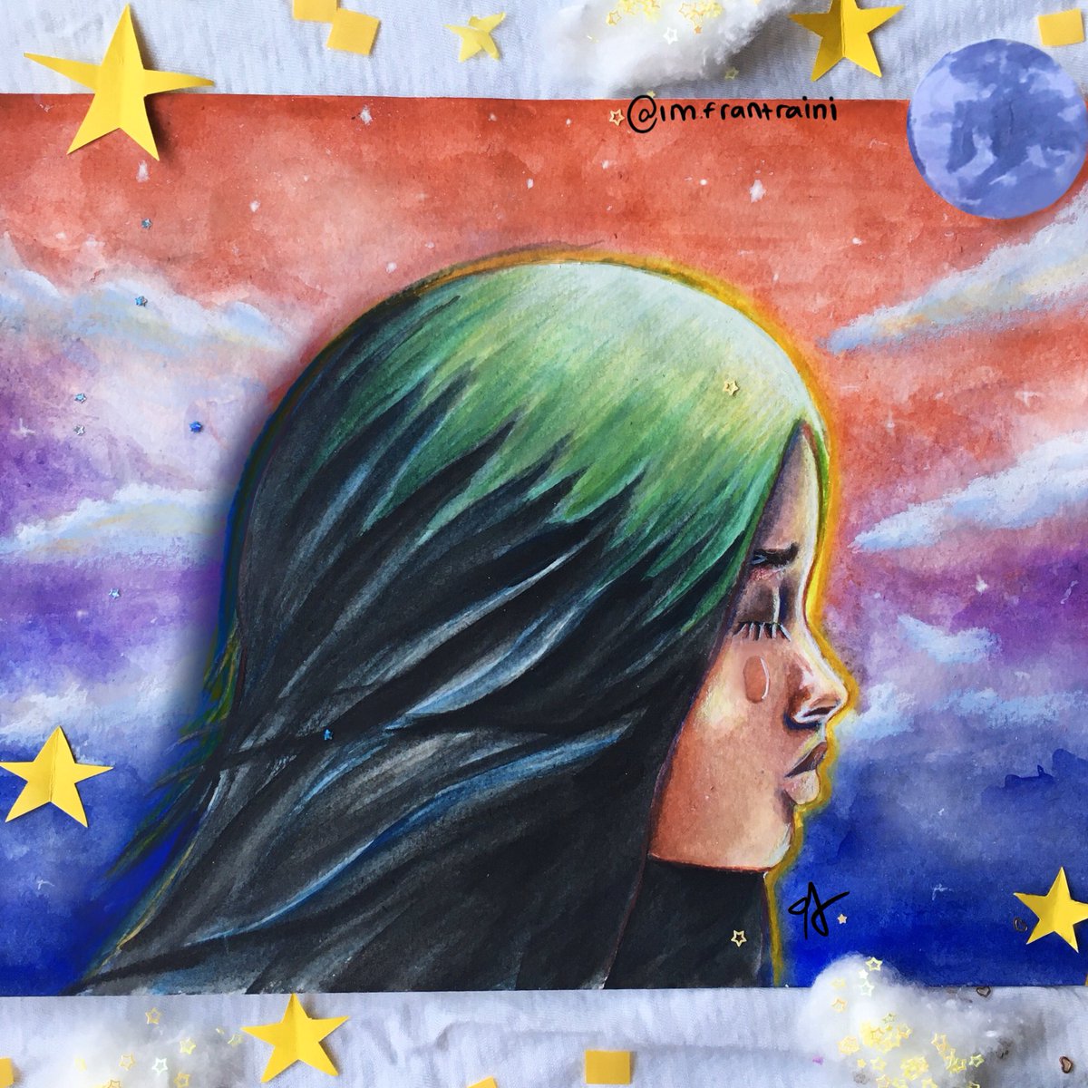 FranTraini's tweet photo. My versión of “My future” @billieeilish https://t.co/Ylo5LpR0iY