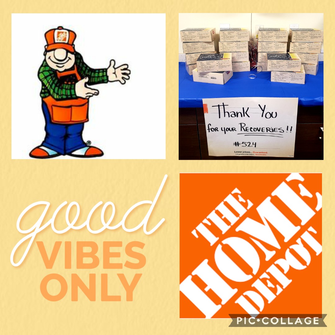 🥳🥳Celebrating a big milestone here at #0524! Thank you all for your hard work in our store Recoveries!! Let's keep up the good work. Lunch on us!🥳🥳 #swbest #badgerup #THDlewisville