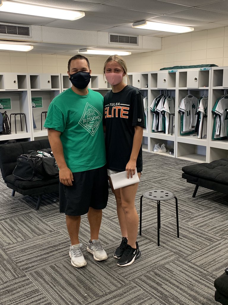 Thank you <a href="/Coach_Lem_UAM/">Kyle Lem</a> for the amazing visit today. I enjoyed touring the campus as well as talking about the future of your program. Looking forward to future plans. <a href="/UAMSoftball/">Blossoms Softball</a>