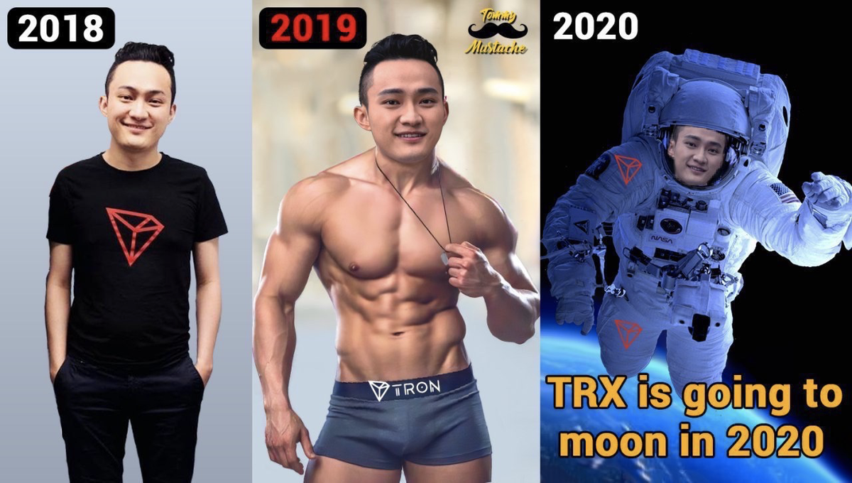 MustacheTommy's tweet photo. Buying $TRX under 2 cents will be a blessing in about 2 yrs. 

For those that can see the vision of DApps and and the thousand and thousand of future applications on the #TRON Blockchain, you will realize #TRX at 2 pennies is a steal of the century in a few years.

@justinsuntron https://t.co/JdJdAXj3XB