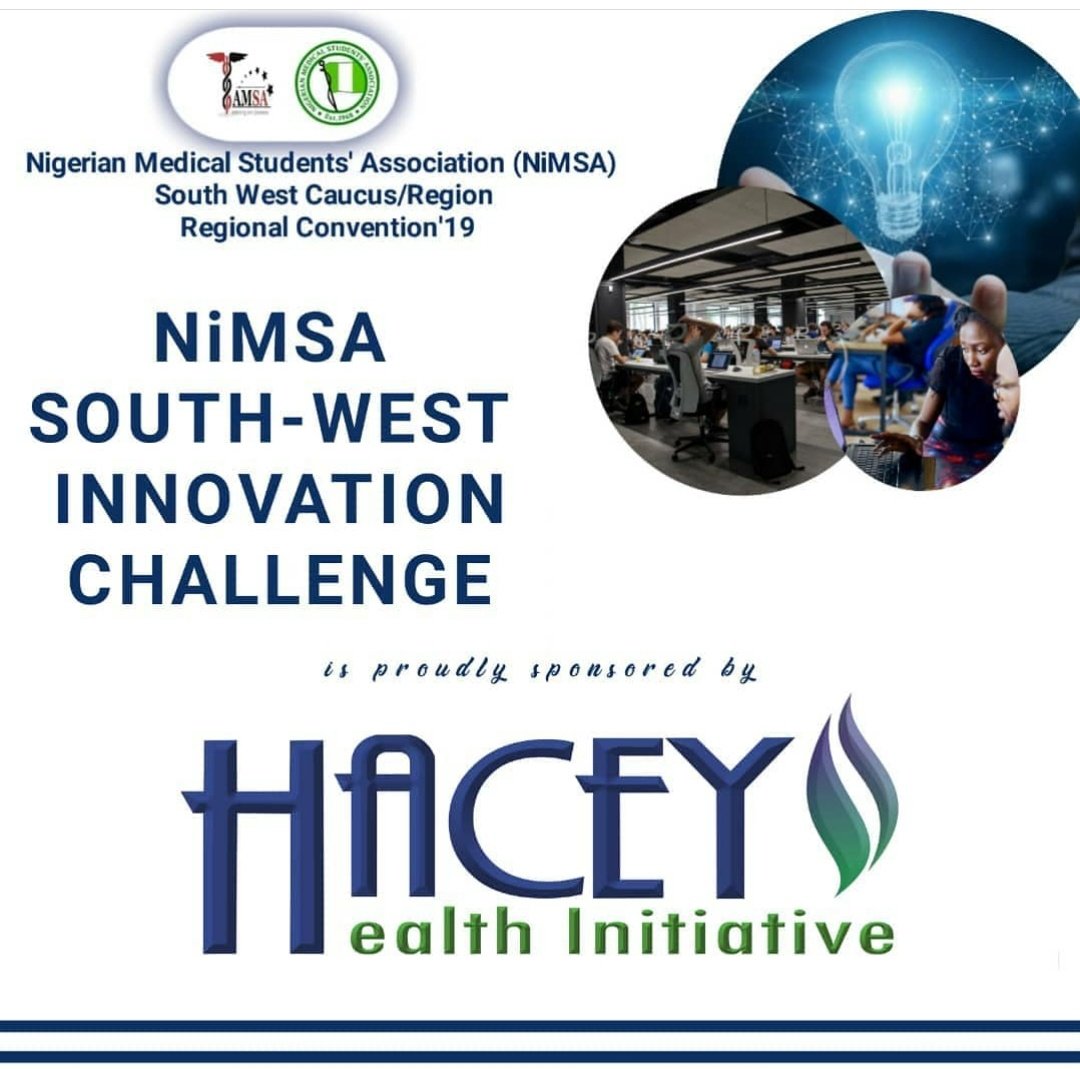 We came up with a novel idea, the first to be executed in the  @NiMSASouthwest and perhaps in the entirety of  @NiMSA_Nigeria which was the first ever NiMSA Southwest Innovation Challenge, sponsored by award winning, Lagos based Health NGO, Hacer Health Initiative.  #theCONVERGENCE