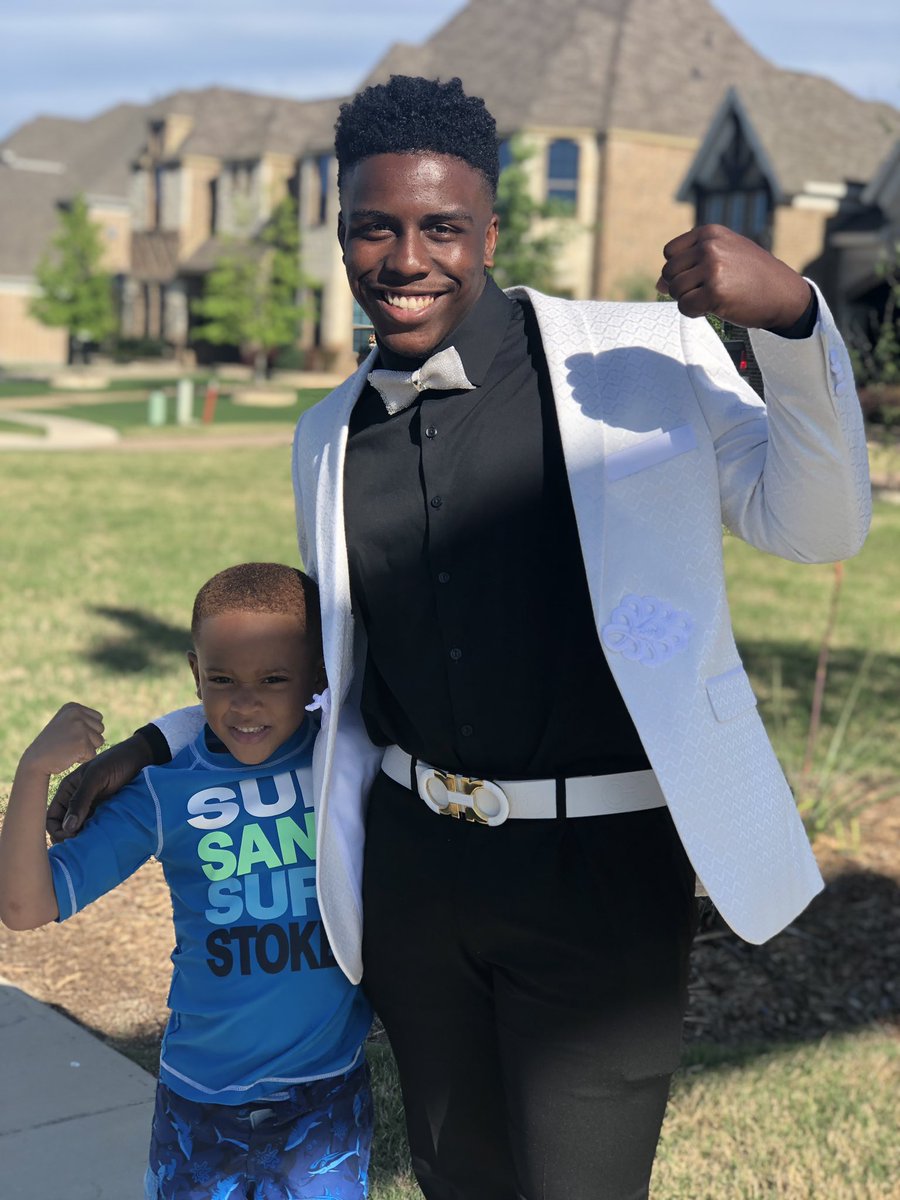 Parents have asked my oldest son to be a mentor to their sons because they see him making a difference in the world. On prom day, he stopped to spend some time with one of them.
