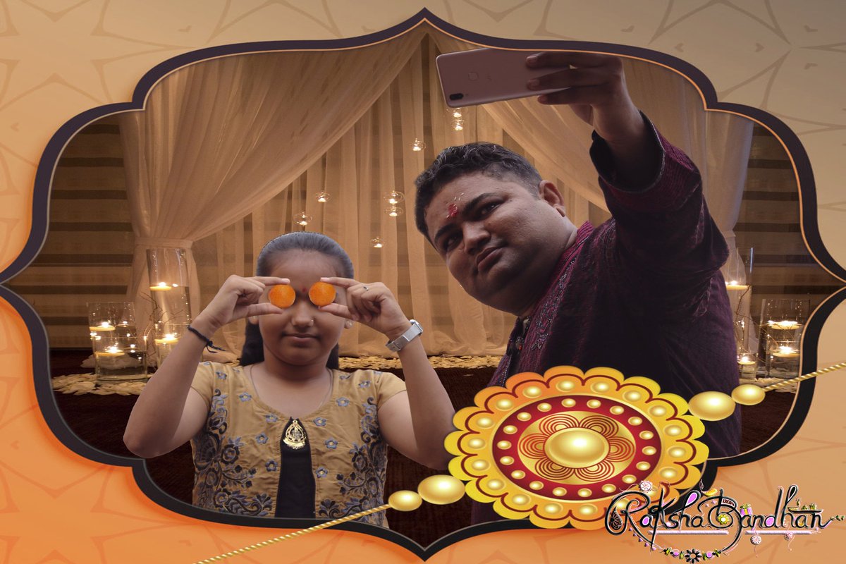 kamlesh_maru's tweet photo. @PanasonicInNews We fight for smallest of reasons :( , we laugh on silliest of jokes :D , we love stepping on each other's toes :P, we watch our favrt sunday's shows <3 , this list is jst unending... my sis #BerinaP... you are our favourite blessing โฅ (y) :)
#RakshaBandhan #StyledAtHome https://t.co/rbaavO72Bh
