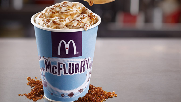 Poule 1 McFlurry Nougat glacé Cône (à ce que vous voulez)Coupe colonel Les ...