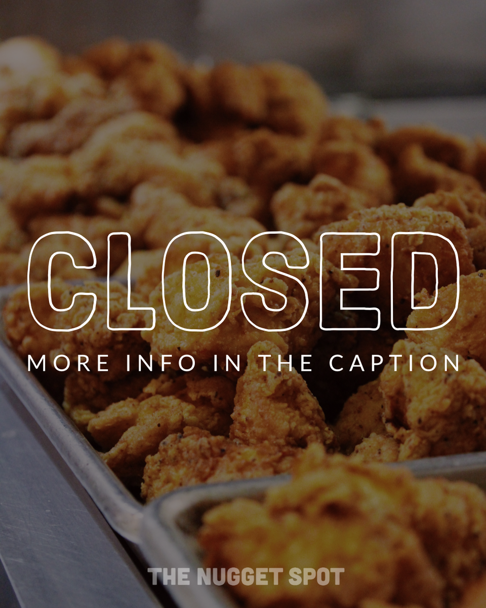 Thenuggetspot's tweet photo. Reminder that we'll be taking August off homies! Stay tuned though cause for the next month we've got some fun Instagram Lives planned for you to make your favorite NUGS at home 😎
Follow us on IG here -> https://t.co/VZk0iS2Na6
#EatmoreNUGS #TheNuggetSpot https://t.co/SWAuSMDOrz
