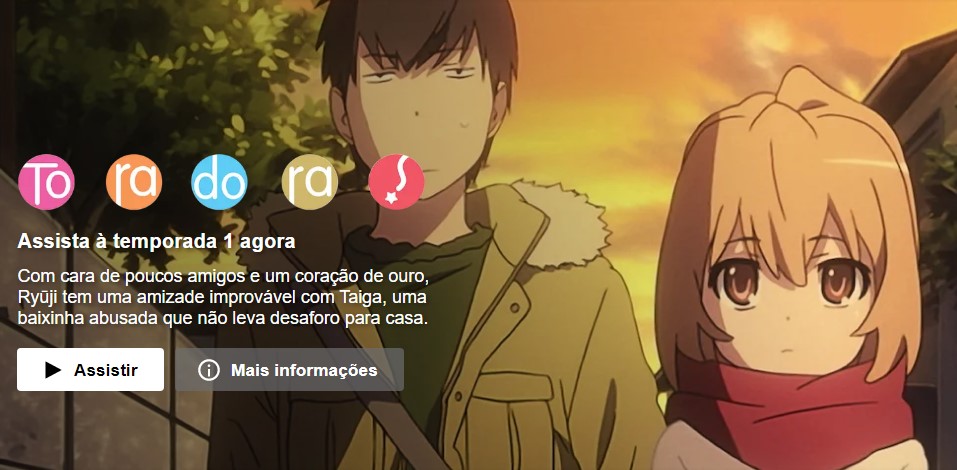 Toradora! on Netflix