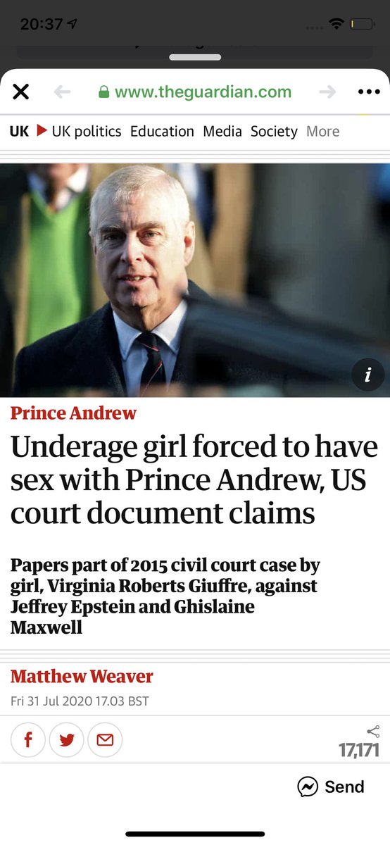 aameliarrose's tweet photo. @guardian if this article was about Jimmy Savile would you still call the CHILD an “underage girl”? https://t.co/XUGxpS6RhX