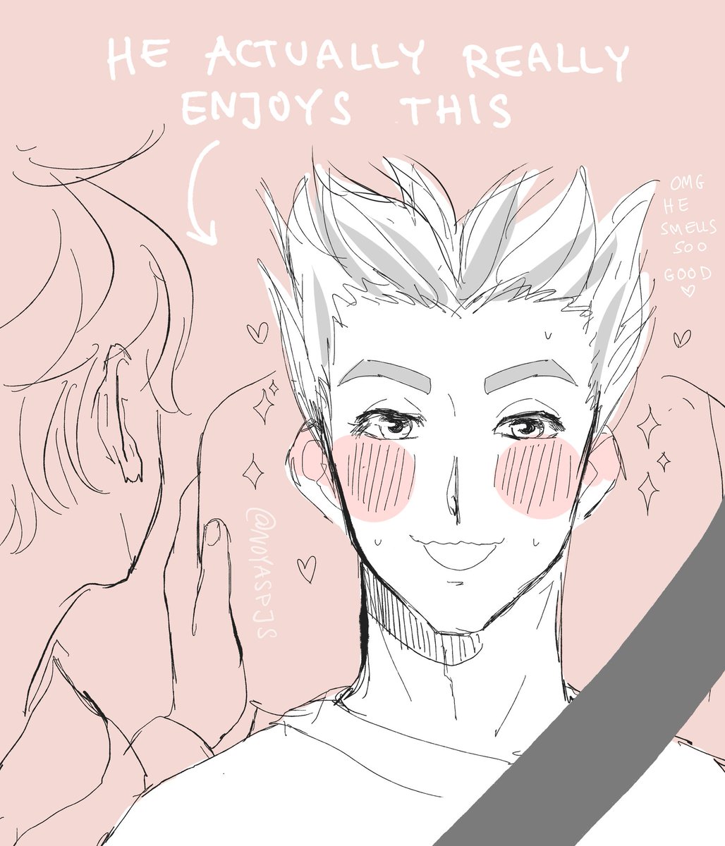 Akaashi was so embarrassed that he couldn't rent a bigger car for their first road trip, but bokuto didn't ...mind...at...all...?️ ? 
#bokuakaweek #BokuAkaWeek2020 #bkak #haikyuu 