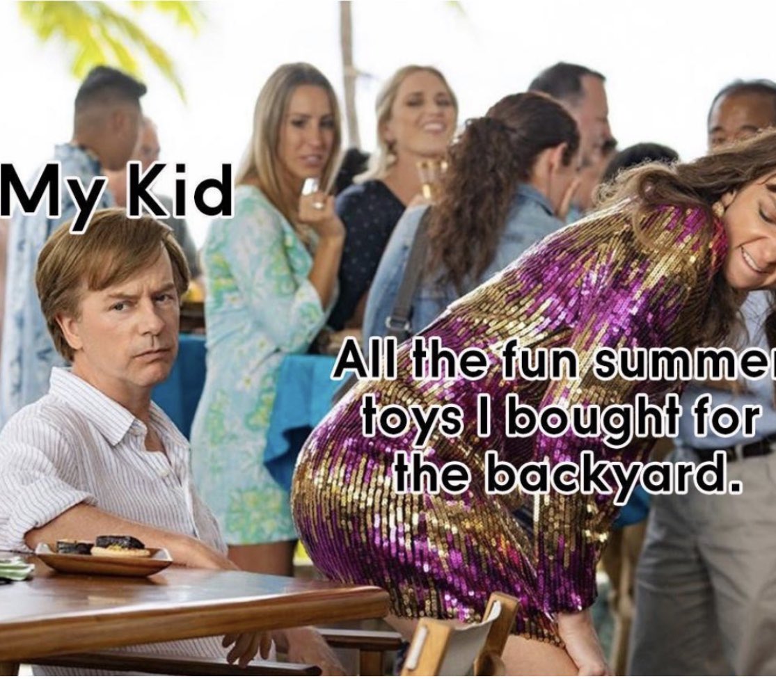 DavidSpade's tweet photo. Burned out on the Slinky and water wiggle https://t.co/kXyR3nlJLo