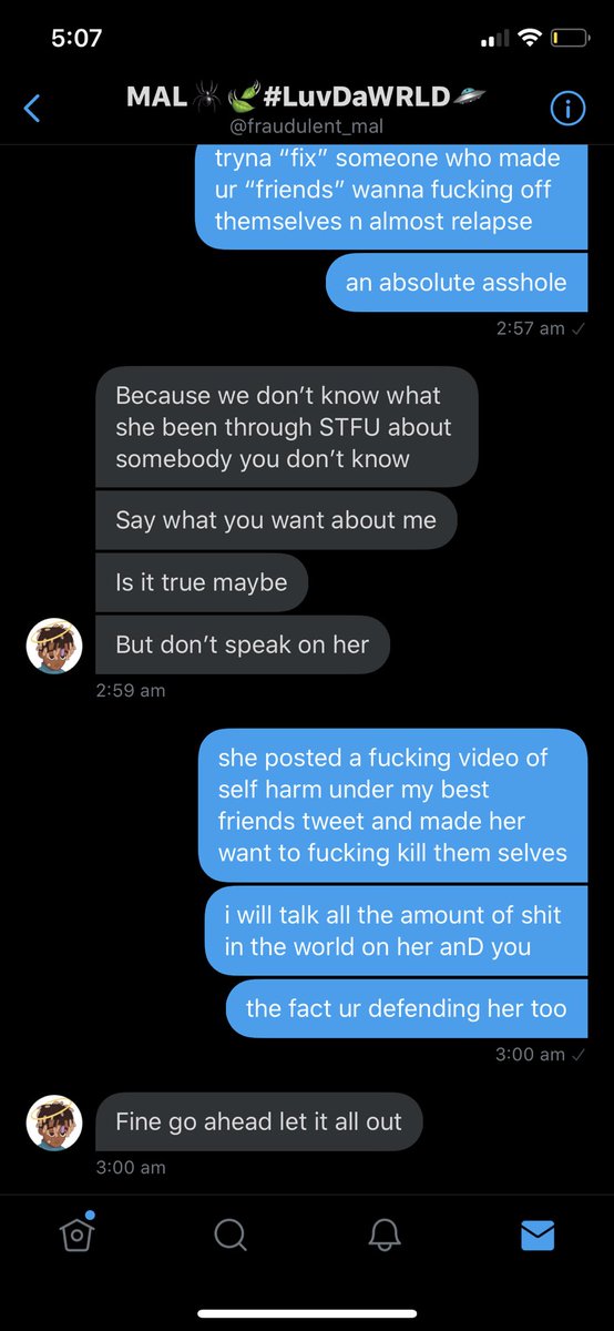 we were talking about how he was defending a g0re account that randomly came and commented under my moots post out of absolutely no where and he was defending them