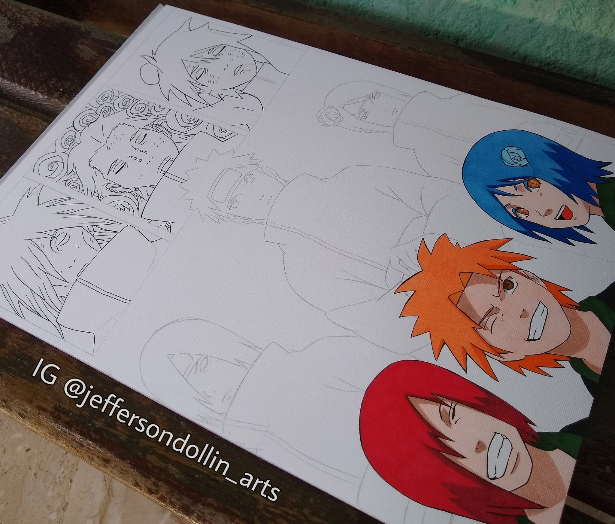Como Desenhar a Konan - Naruto / Akatsuki - Passo a passo