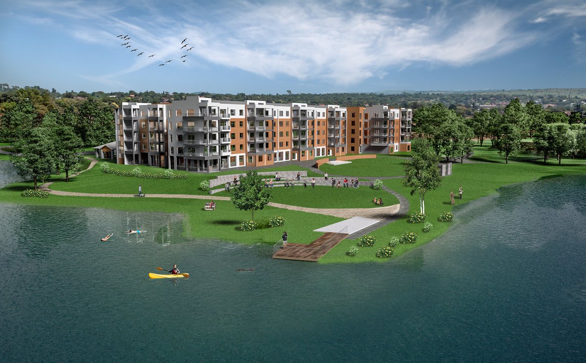 ANTARCH4's tweet photo. Waterkloof Marina Frail Care in Pretoria Realistic Perspective rendered by ANT and designed by Albert Monteith Architects. Central Developments are reimagining the concept of retirement. #3dmax #3dmaxvray #architecture #visualization #realisticperspective #frailcare #apartments https://t.co/QAtINosmix