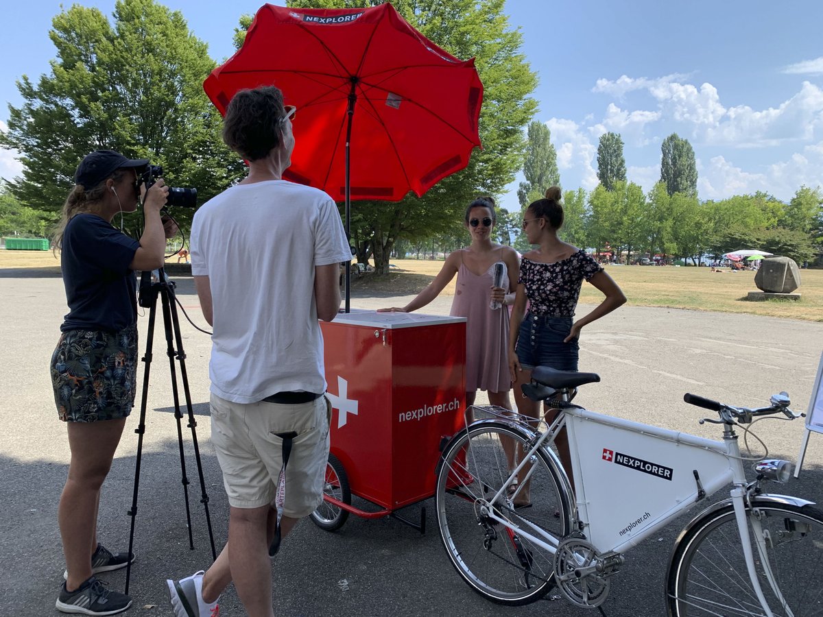 nexpo2028's tweet photo. C'était notre premier jour sur la route avec le vélo NEXPLORER. Merci beaucoup Lausanne. C'était merveilleux! #nexpo28 #nexpo #nexplorer #1août #suisse #Switzerland #SwissNationalDay #1August #suisses https://t.co/SdG8dUtY3f