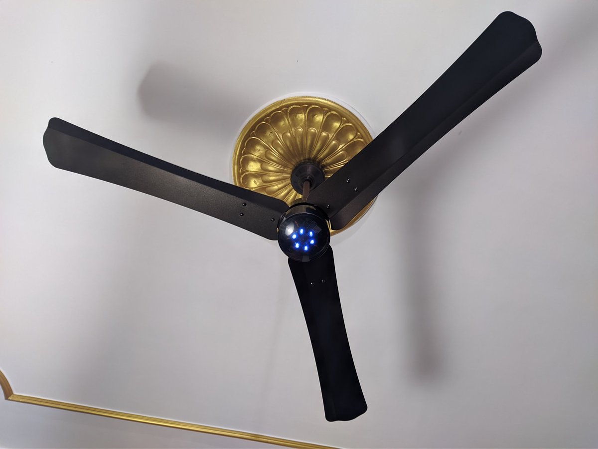 techstarsrk's tweet image. This is a Smart Fan from @atomberg_tech
It can be control by Remote, Smartphone, Google Home or Amazon Alexa.

Its a BLDC Motor Fan which Means Its very Power Efficient at only 28W and can save electricity 3X more than A Normal Ceiling Fan.

Review Here - youtu.be/tPeJoWW1ziw
