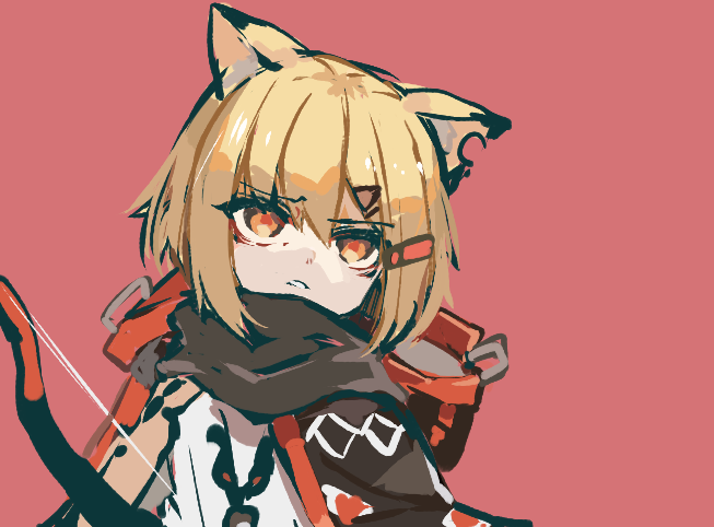アークナイツ「>アークナイツのヴァーミルというキャラクターをどうぞよろしくお願いします…! 」|すきのイラスト