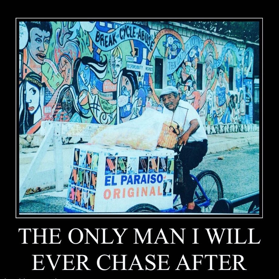 elp_icecream's tweet photo. El Paletero : the only man I will ever chase after! 😉 For your convenience, we are a DRIVE THRU! 😊
#paletas #sanantonio #icecream #drivethru #elpaletero #paleteroman #theonlymaniwilleverchase #elparaisopaletero #icecreamman https://t.co/p2Fp6D1fi9