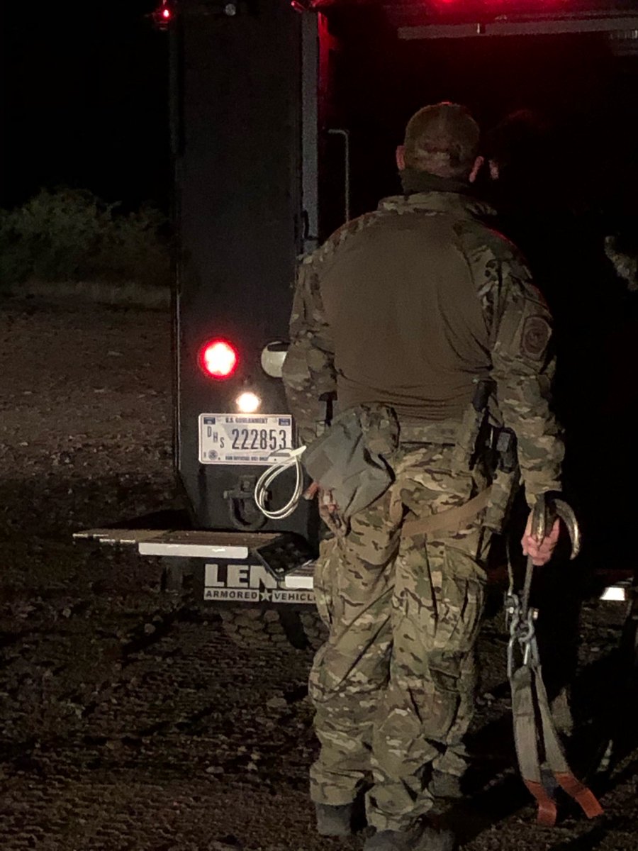  UPDATE — At sunset last night, in a military-style assault, Border Patrol raided our humanitarian aid camp, chasing and arresting 30+ people who were receiving care and detaining all aid workers, whose phones were confiscated along w/ any video footage of the raid.