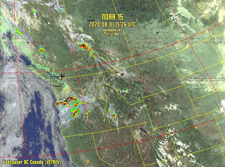 PeterVogel's tweet photo. NOAA-15 from this morning around 8:30 AM PDT over #Vancouver. Some beautiful cirrus clouds around the area. #BCdayweekend
@KasiaBodurka @KMacTWN https://t.co/ljWeXWzsAQ