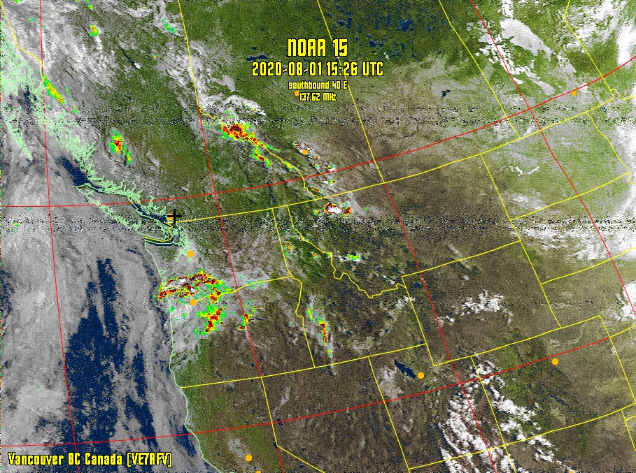 PeterVogel's tweet photo. NOAA-15 from this morning around 8:30 AM PDT over #Vancouver. Some beautiful cirrus clouds around the area. #BCdayweekend
@KasiaBodurka @KMacTWN https://t.co/ljWeXWzsAQ