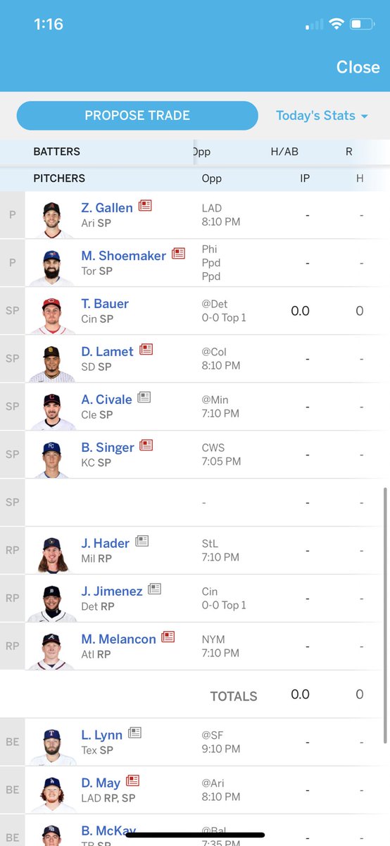 ADKFantasy's tweet photo. Up Next we have the man himself Ev, who has showed much resiliency at the early point of the season overcoming a few big dents into his Staff by losing Kluber and Lopez to shoulder injuries. Can Evan continue his early success? Or will the injuries become to much to overcome? https://t.co/gpKA5F6LRz