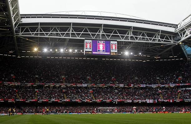 primevideosport's tweet photo. Finals at the Millennium Stadium > Finals at Wembley 

Change our minds… 

#FACupFinal https://t.co/Pc4v6mmFLl