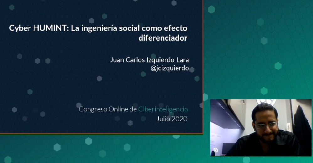 jcizquierdo's tweet image. Tuve el honor de ser parte del #IntelCon 2020, congreso de ciberinteligencia, organizado por @gIntelSeg y que congregó a diversos expertos a nivel mundial.

Vimos temas de inteligencia, espionaje e ingeniería social!! Qué gran jornada.

@ivanPorMor gracias por este genial evento.