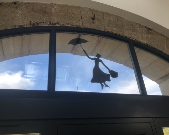 Nice design in double glazed unit #MaryPoppins fitted in head of arched door frame #Glazier #Northumberland