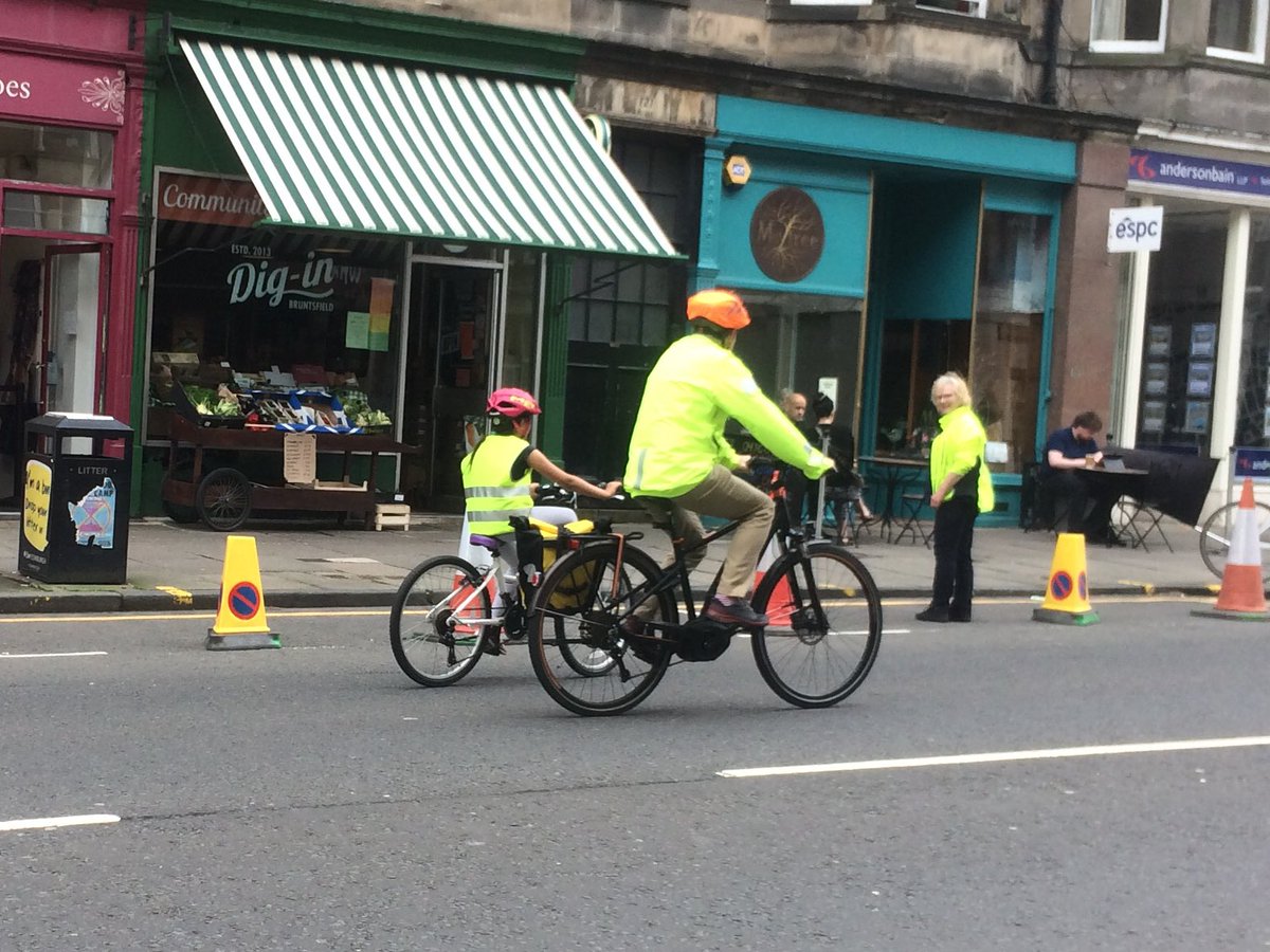 And of course safe cycling infrastructure (Phase 2) speed reduction, traffic reduction, & traffic calming. Less traffic also means more space for blue badge holders. The  #travelhierarchy in the National Transport Strategy is not there to taunt us - it’s there for implementation.