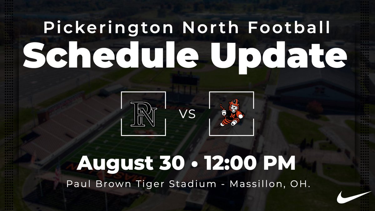 pnfootball's tweet photo. 🚨Schedule Update🚨
Week 1 set with @MassTigers2020 
#TheChase https://t.co/FlACHgcOSS
