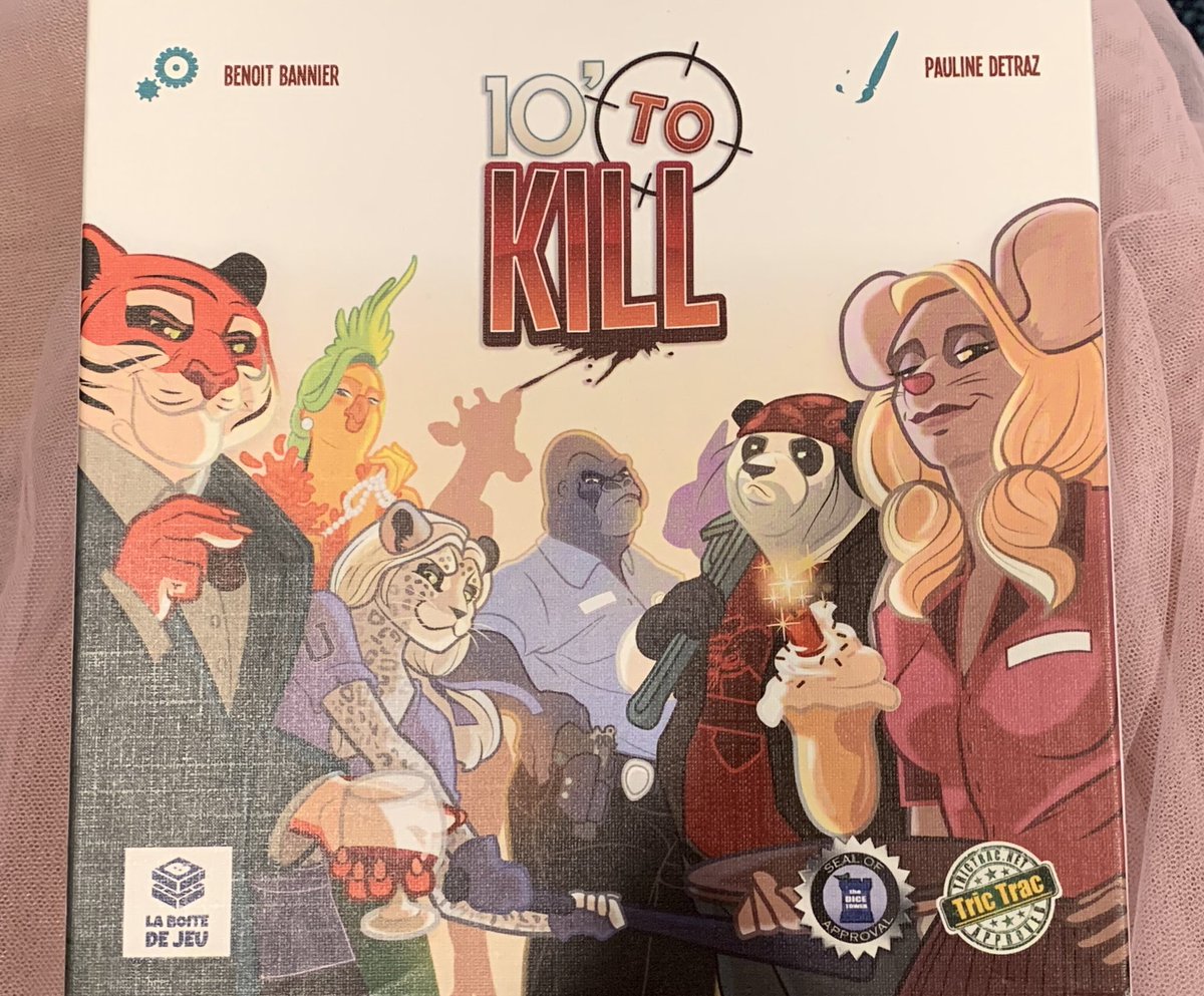TEN MINUTES TO KILL: this game isn’t even complicated but I never understand the rules. 2/5