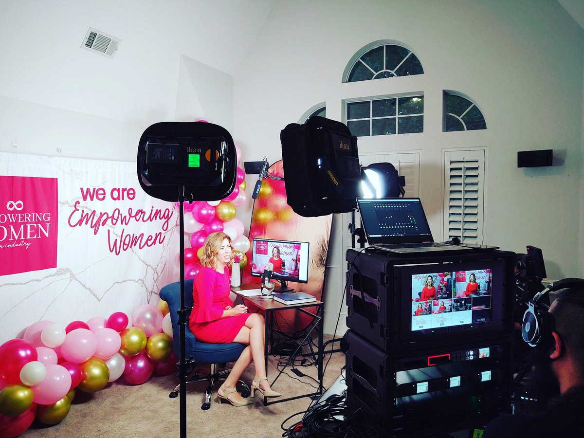 project1421's tweet photo. LIVE from Houston, TX, it's #EmpoweringWomen2020 with @CharliKMatthews and @womeninind! We're so excited to be a part of this amazing event! 🎥 https://t.co/c5H1tasmjD