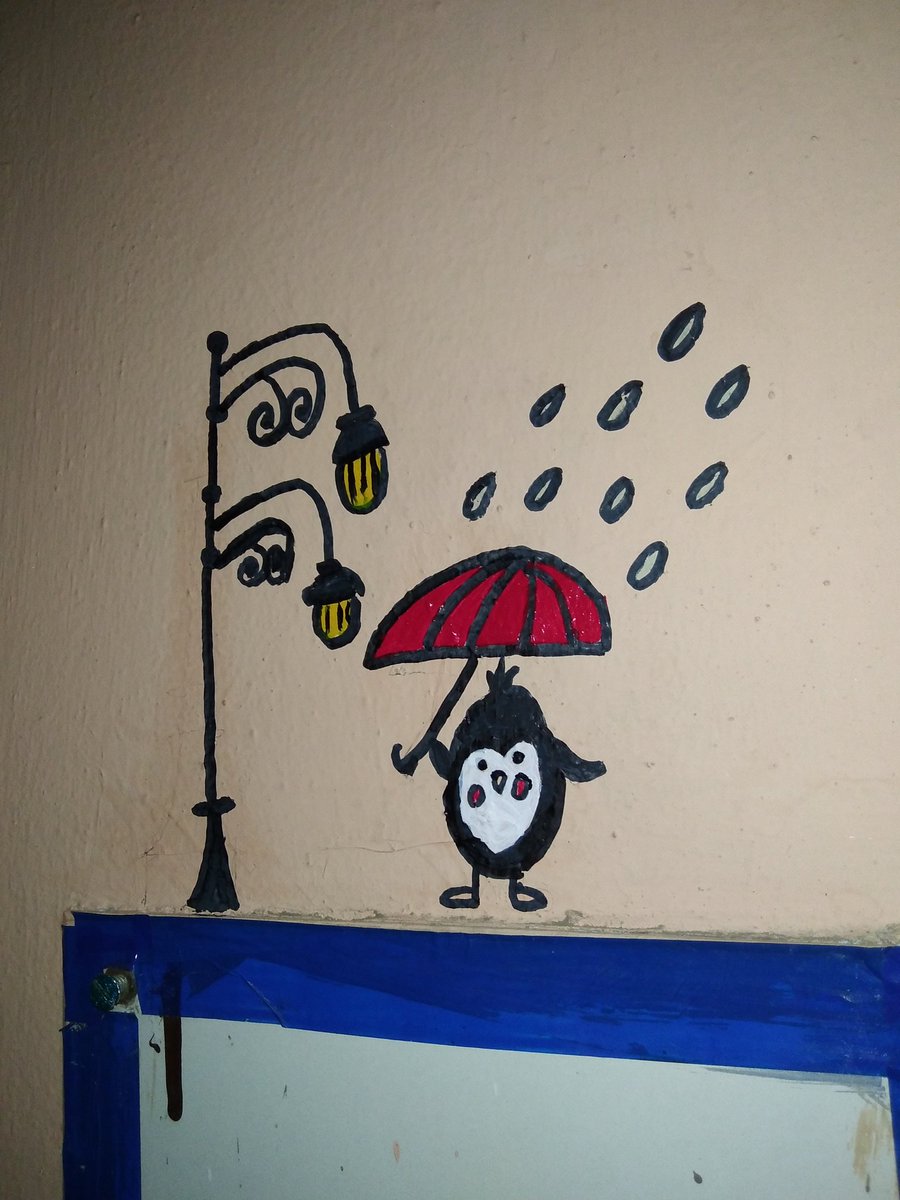 Wall painting Made by my niece 
#wallpainting #art #wallart #mural #painting #streetart #graffiti #urbanart #muralart #artist #artwork #graffitiart #interiordesign #walldecor #muralpainting #homedecor #paint #muraljakarta #wall #wallpaint