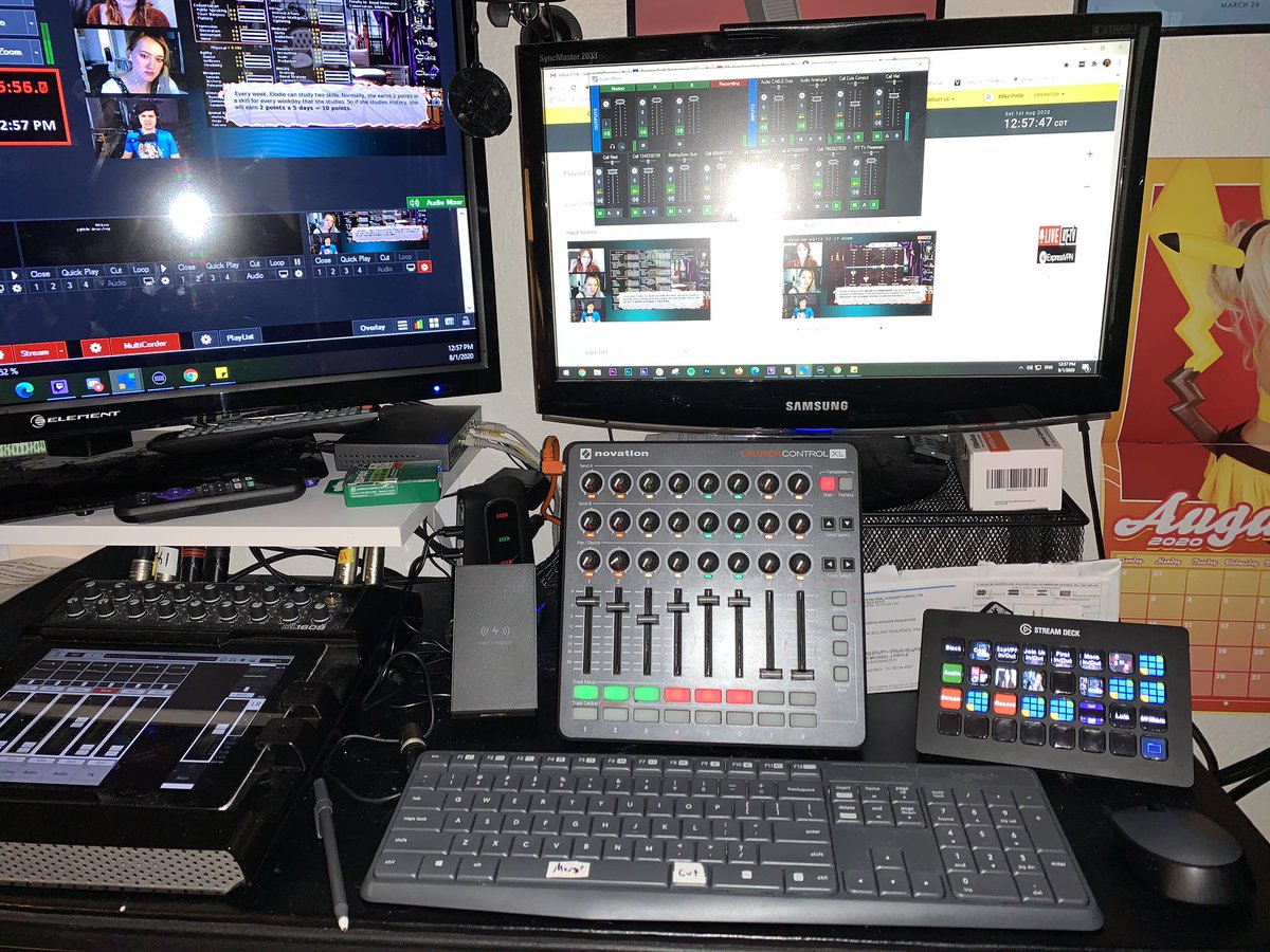 mikepirtleeng's tweet photo. A little live streaming on a Saturday. #WFH #RoosterTeeth #createandchill https://t.co/fhRDb00LZO