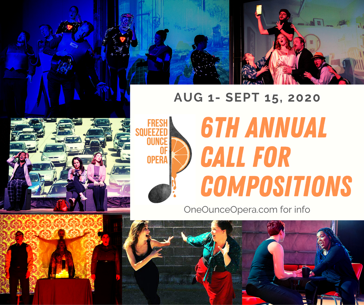 Now open! #composer #librettist #opera #shortopera #microopera #newworks #austin #livemusic 🥳Info &amp; app - oneounceopera.com/6th-annual-fso…