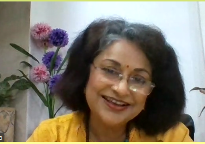 diya_barua09's tweet photo. कलम न्यूयॉर्क' में दीप्ति मिश्रा ने बताईं गुलाम अली की खासियत. कहा वह शायर को पूरा सम्मान देते हैं. उन्होंने मेरी ग़ज़ल का हर एक मिसरा गाकर पूछा था कि कैसा गाया. इसी तरह हरिहरन ने खुद से मांग कर गाई थी मेरी ग़ज़ल @DIPTIMISRA @FoundationPK #JhilmilUSA #KalamNewYork https://t.co/2FVOOkpRdm