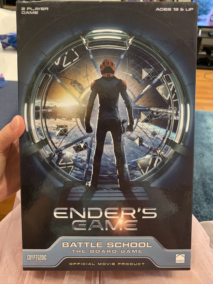 ENDER’S GAME BOARD GAME: another Mr. E’s Game World find...it has terrible reviews and I will honestly probably never play this but it was so deeply discounted I just wanted it. Orson Scott Card sucks even harder than this movie. 0/5 I should have just not bought this lol