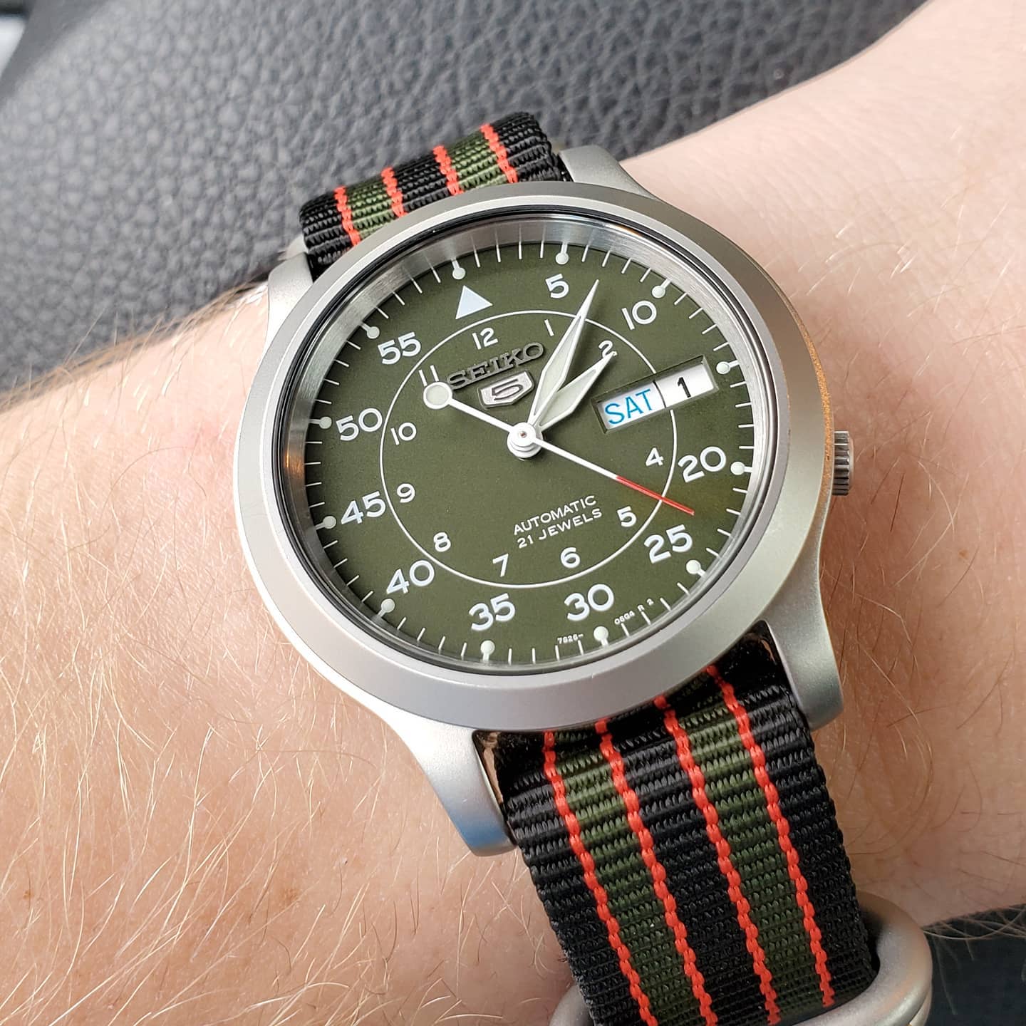 Seiko snk805 strap sale