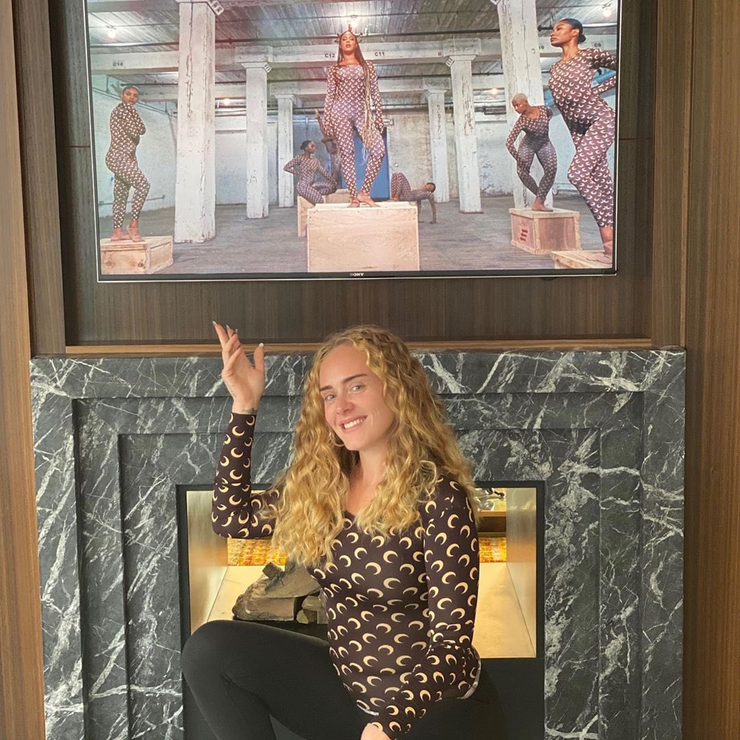 ourhermitage's tweet photo. The BeyHive’s  President, Adele. Shows love to Queen Beyoncé’s monumental #BlackIsKing on IG with the caption
 “Thank you, Queen, for always making us all feel so loved through your art ♥️♥️". .. Black is King is now streaming in Africa and the Middle East. https://t.co/zJq2JBETYx