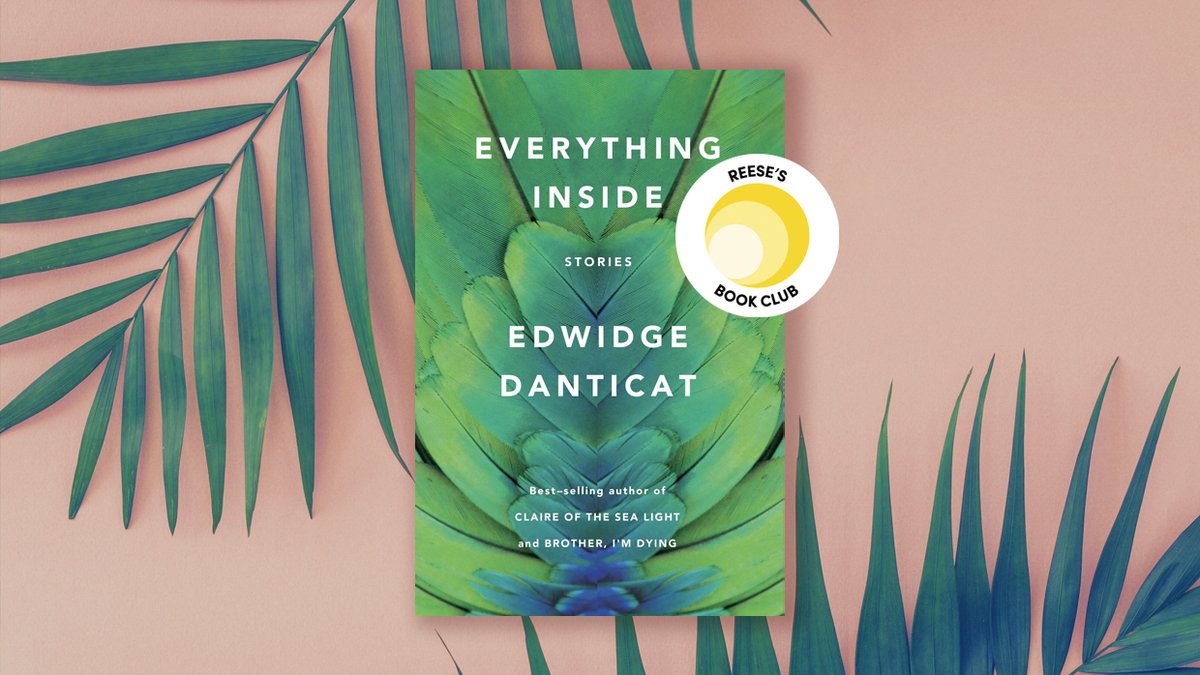 ReesesBookClub's tweet image. The August #ReesesBookClub pick is… #EverythingInside by Edwidge Danticat. 📗⁠ 

This collection of short stories is anchored in Haitian culture about love, love loss and love of country. Edwidge encourages you to find rays of hope and let each narrative sink in.⁠