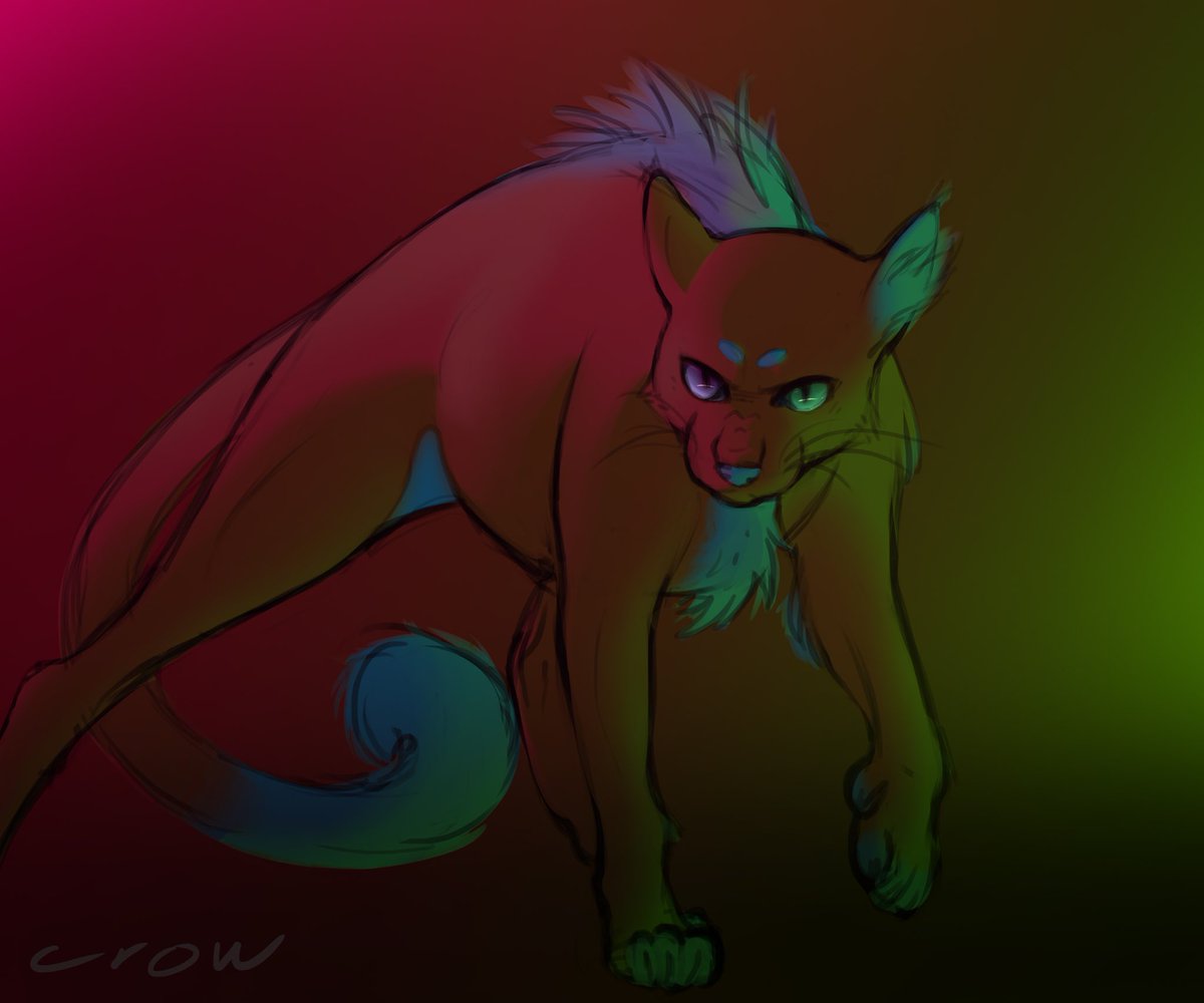 Fallen_Crow00's tweet photo. After 48 days I finally picked up my pen and sat down to release some stress.. And it felt sooooooo good (❁´︶`❁) 🐾
•
•
•
#cat #vibrantcolors #doodle #sketch #drawing #catdrawing #digitalart #myart #fallencrowart https://t.co/HnCJazWQXi