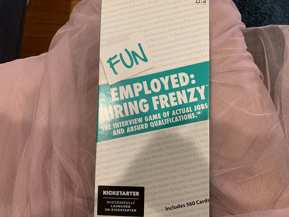 FUNEMPLOYED: it is a perfectly solid party game for large groups which is fine but my preferred game situation is typically like 4-5 people and a strategy game so 2/5
