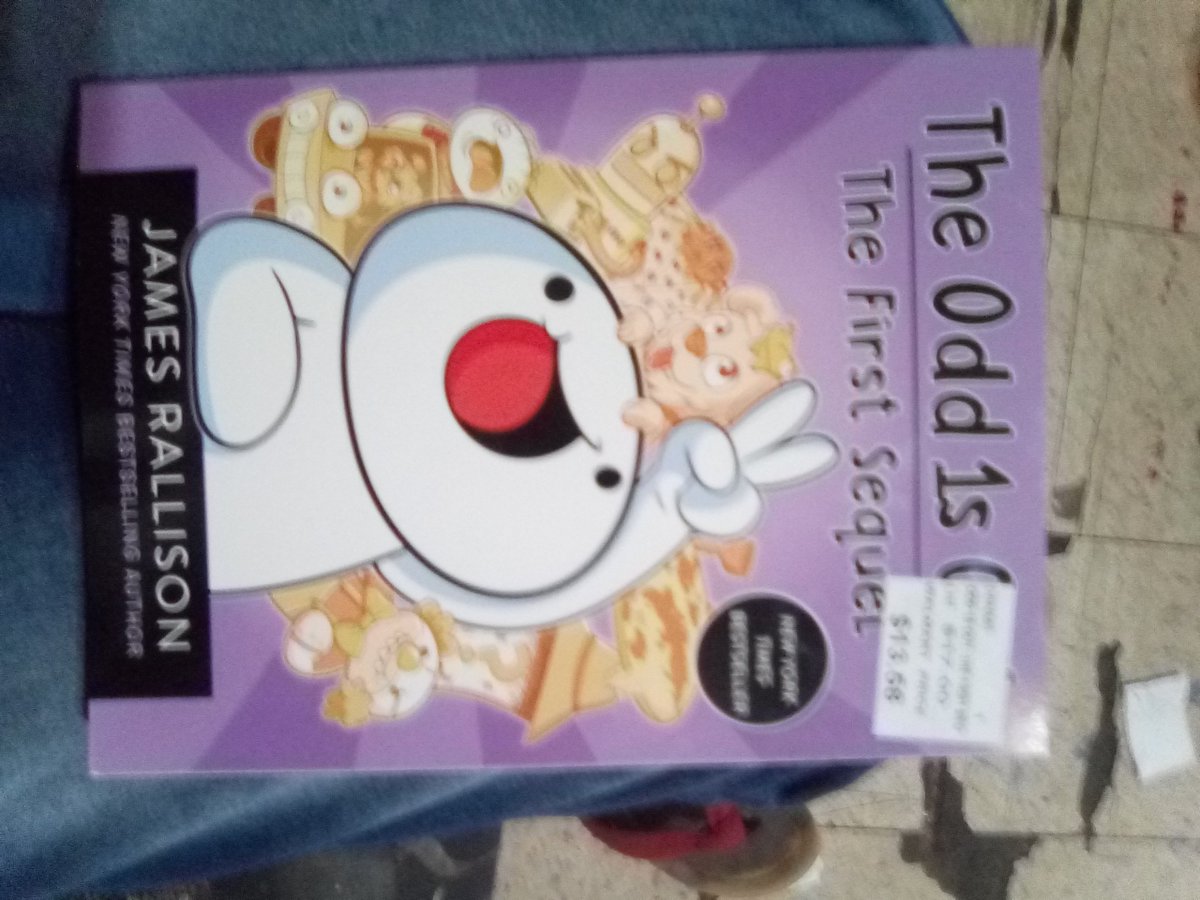 TheEliteFour8's tweet photo. @theodd1sout I found one of your books at Walmart for 13$ it was the only one left so I bought it. https://t.co/eJZ1Bt4XCs