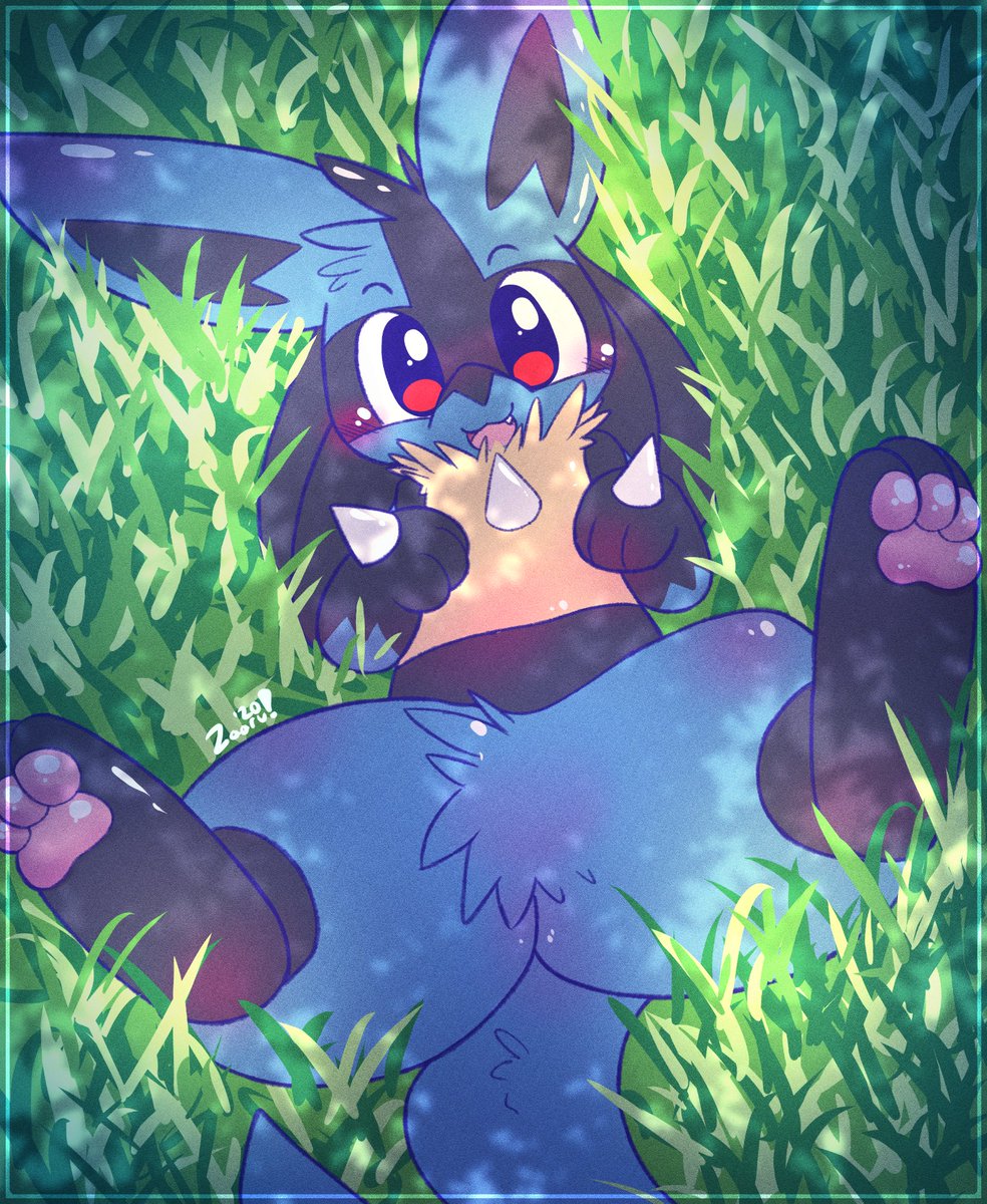 A Lucario doodle! I haven't drawn one in years so I wanted to see how it'd look like... =w=