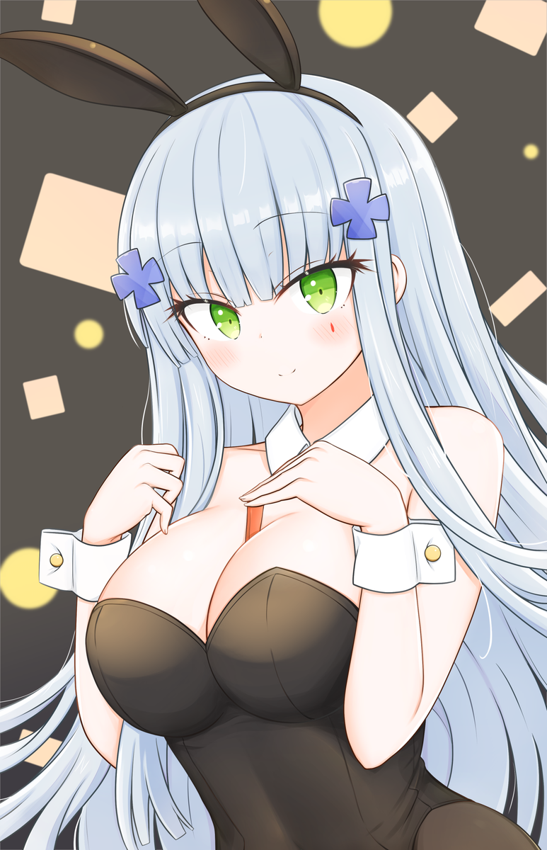 HK416(少女前線|ドルフロ) 「#バニーの日 
バニー416を描くと健康になれます。 」|秋果のイラスト