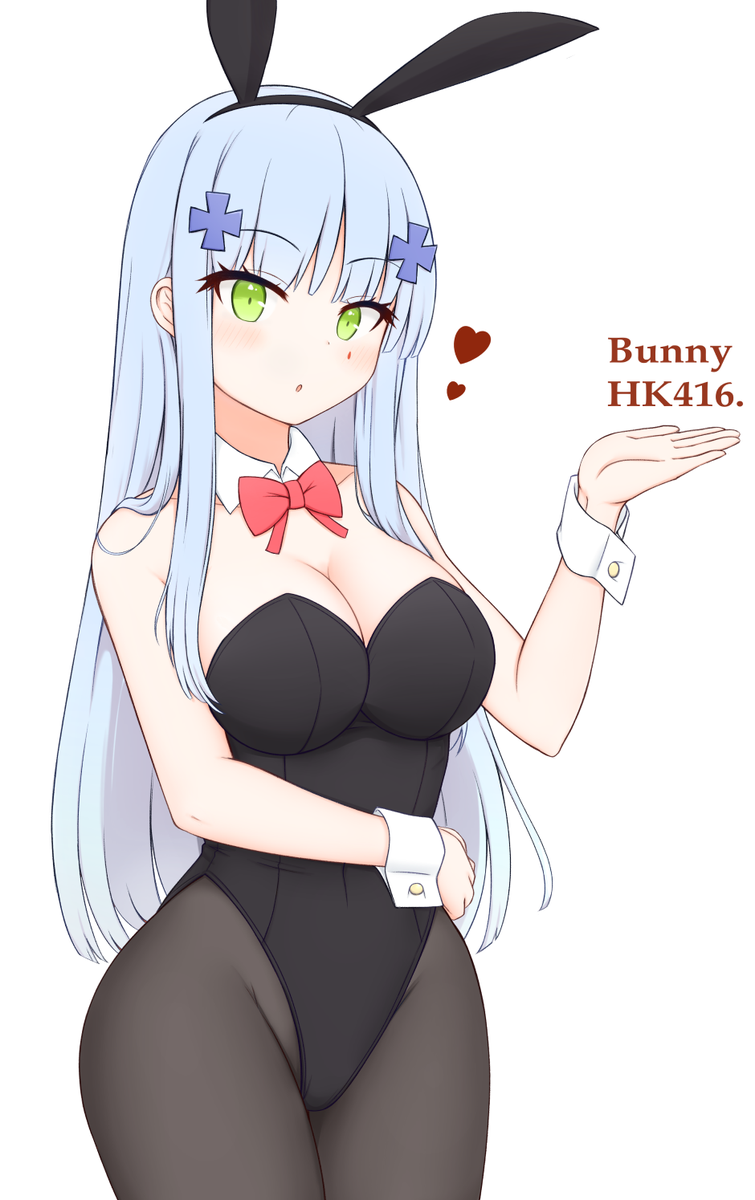 HK416(少女前線|ドルフロ) 「#バニーの日 
バニー416を描くと健康になれます。 」|秋果のイラスト