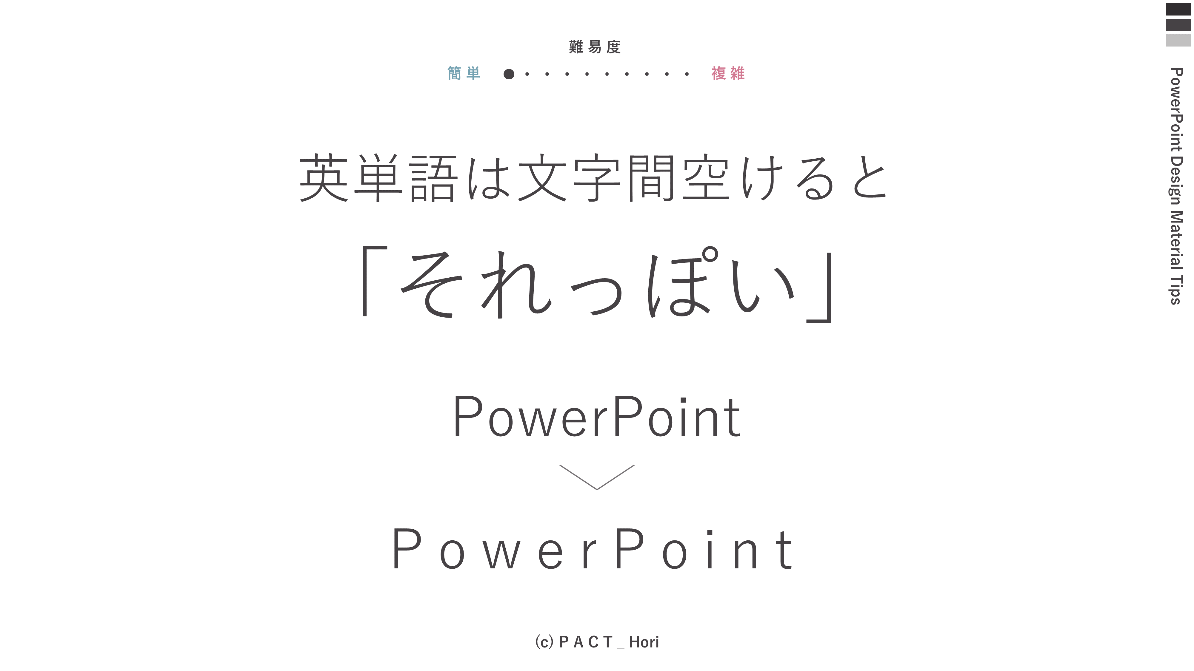 Hori パワポ師 資料術 海外の方って よくわからない 漢字 をタトゥーにしたりシャツにしたりするよね それって 日本人が英語だとなんか それっぽくてかっこいい って思うのと同じなんでしょうね さらに 資料では英単語の文字間を空けるとそれっ