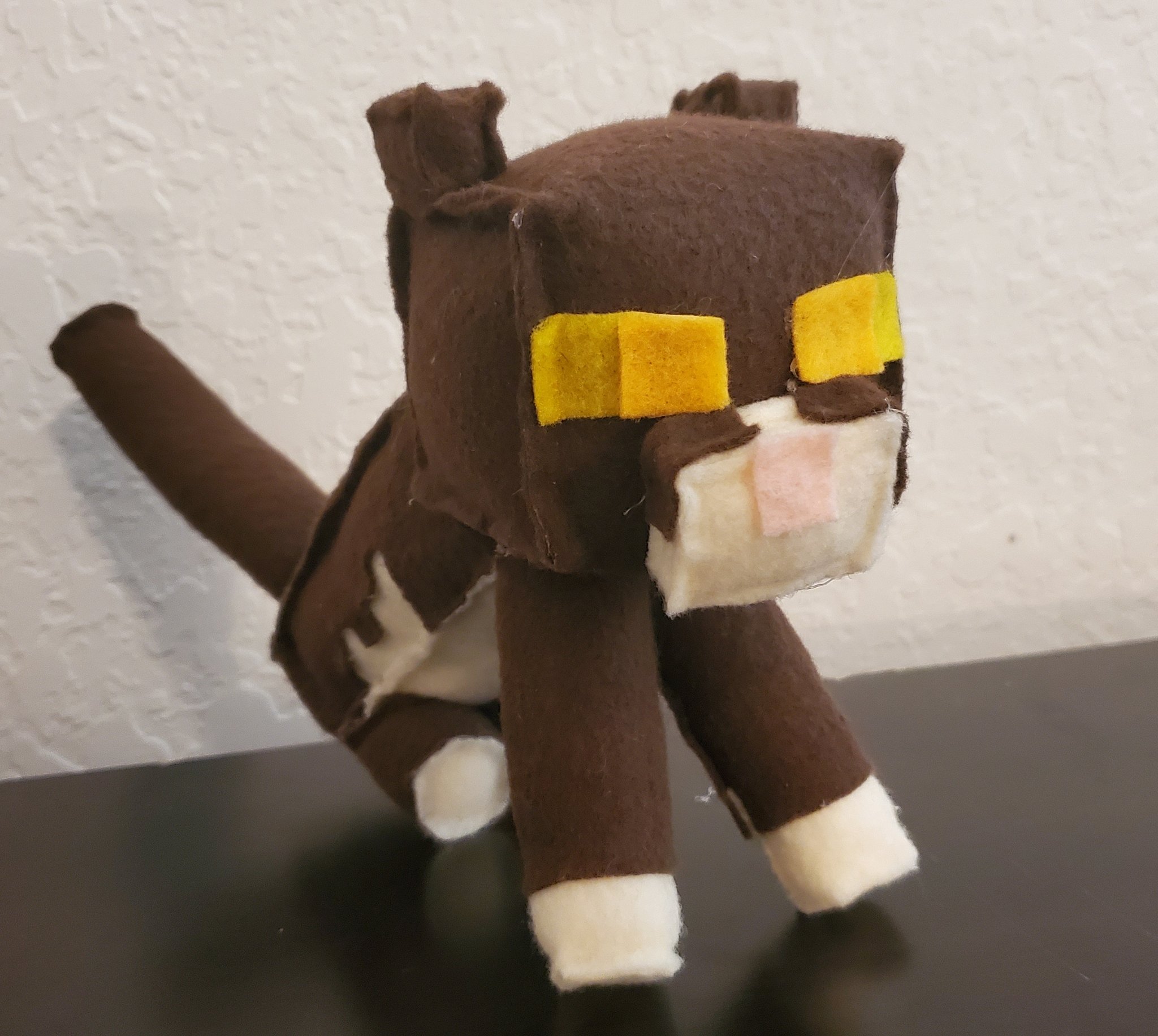 minecraft tabby cat plush